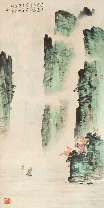 杨鸿坤 山水